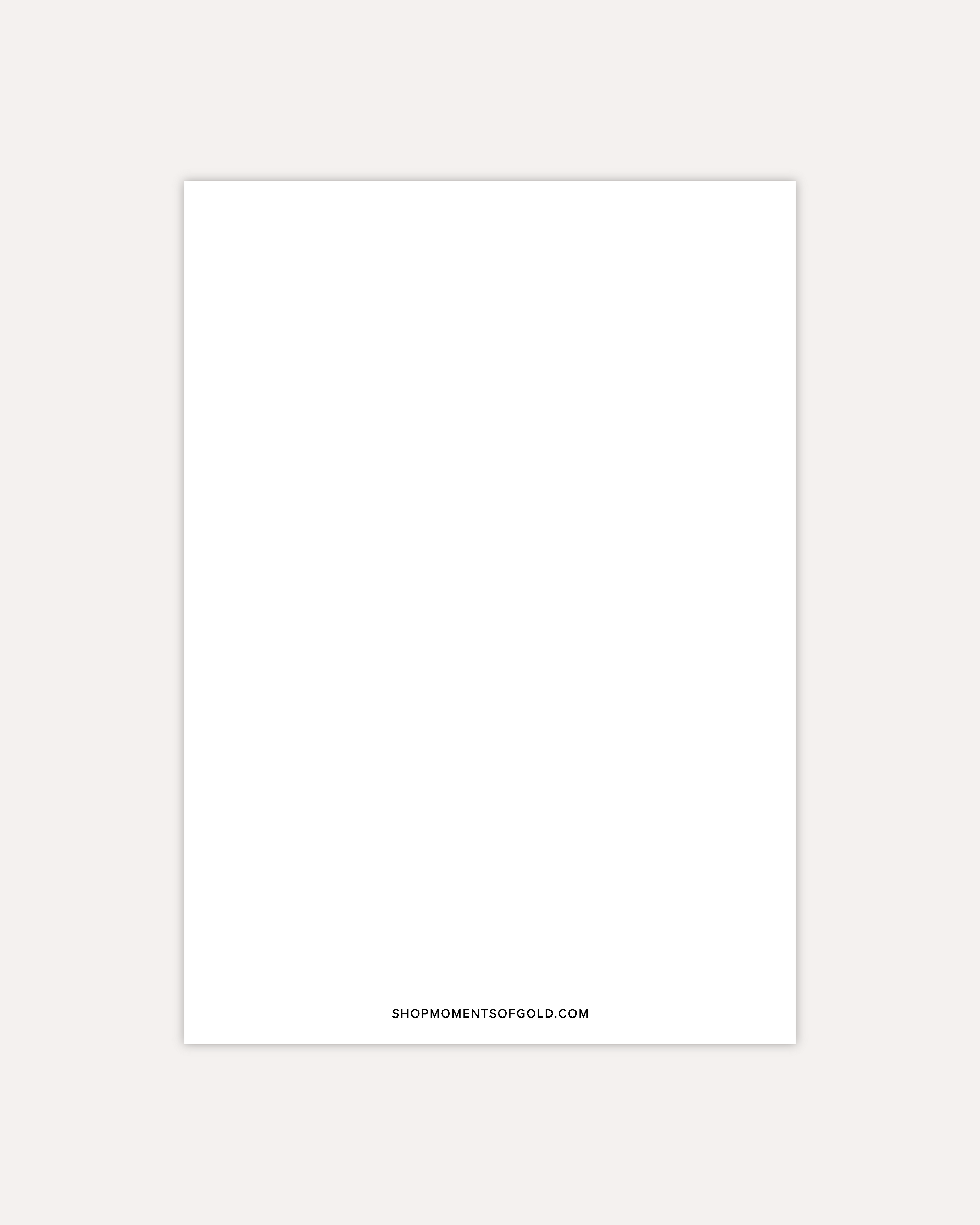 empty postcard back for more writing space, on beige background